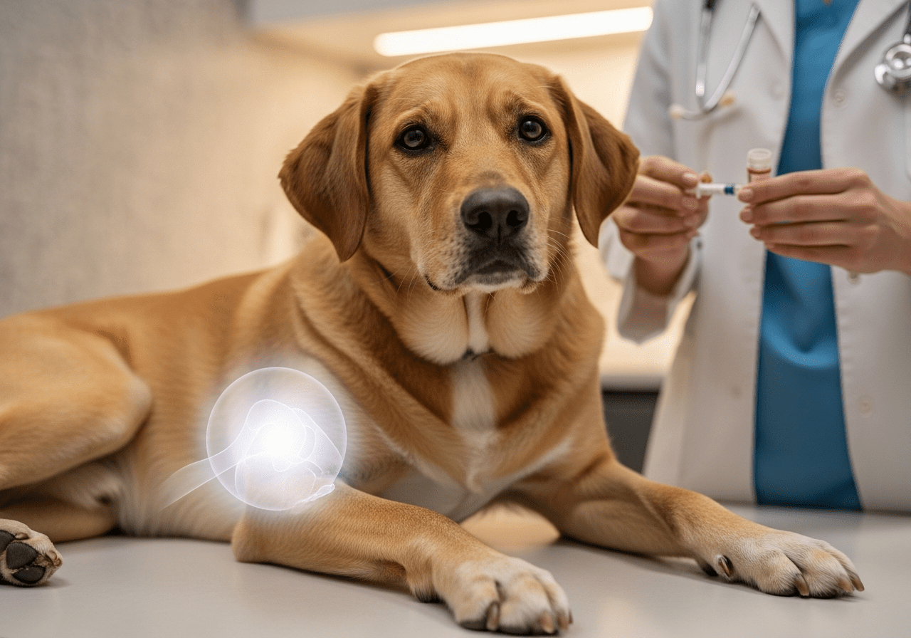 Veterinary Clinic image illustrating Canine Osteoarthritis: Advances in MSC Therapy