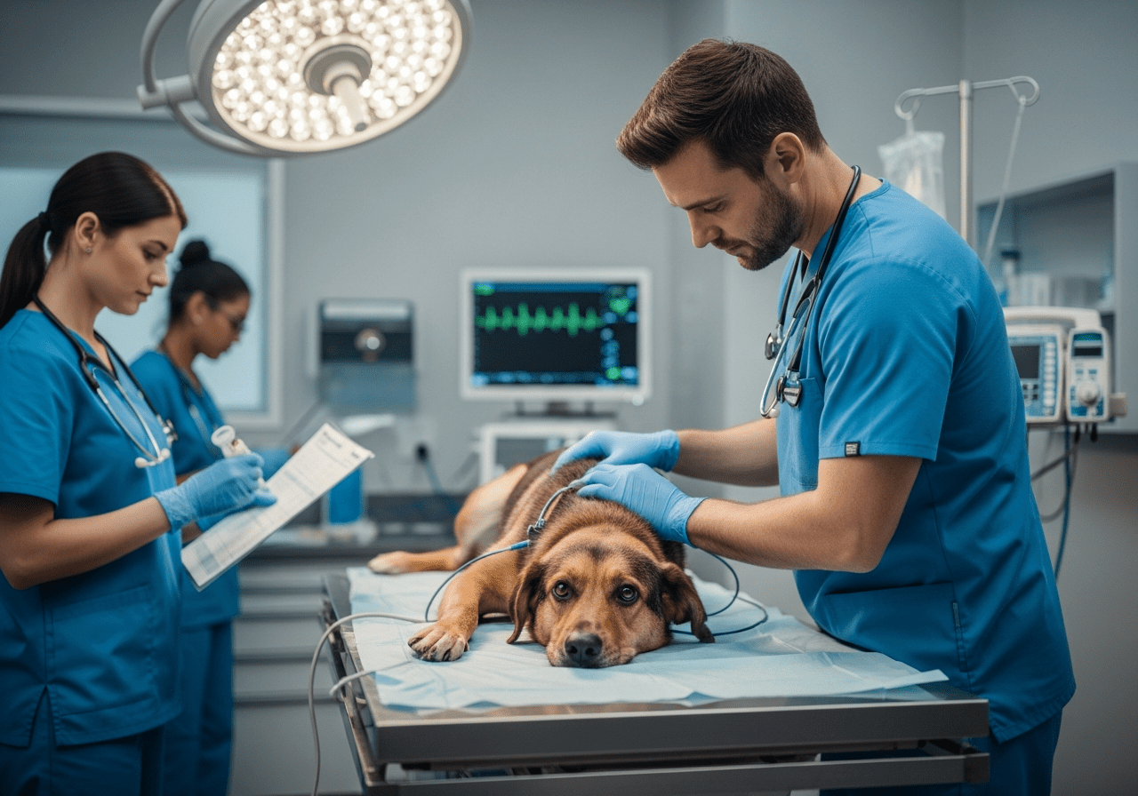Veterinary Clinic image illustrating Managing Heroin Exposure in Dogs: A Case Study
