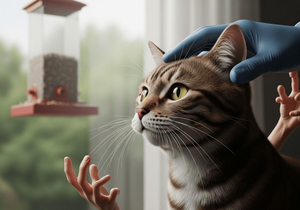 Veterinary Clinic image illustrating Understanding H5N1 Avian Influenza Risks for Cats