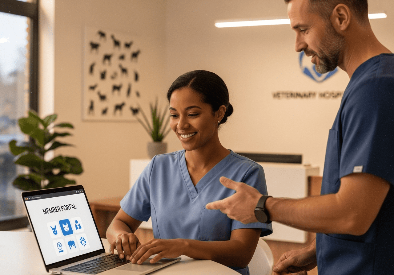 Veterinary Clinic image illustrating Veterinarians in Nontraditional Roles: New Membership Access