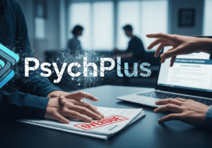 Mental Health image illustrating PsychPlus Files for Bankruptcy Amid Cyberattack Challenges
