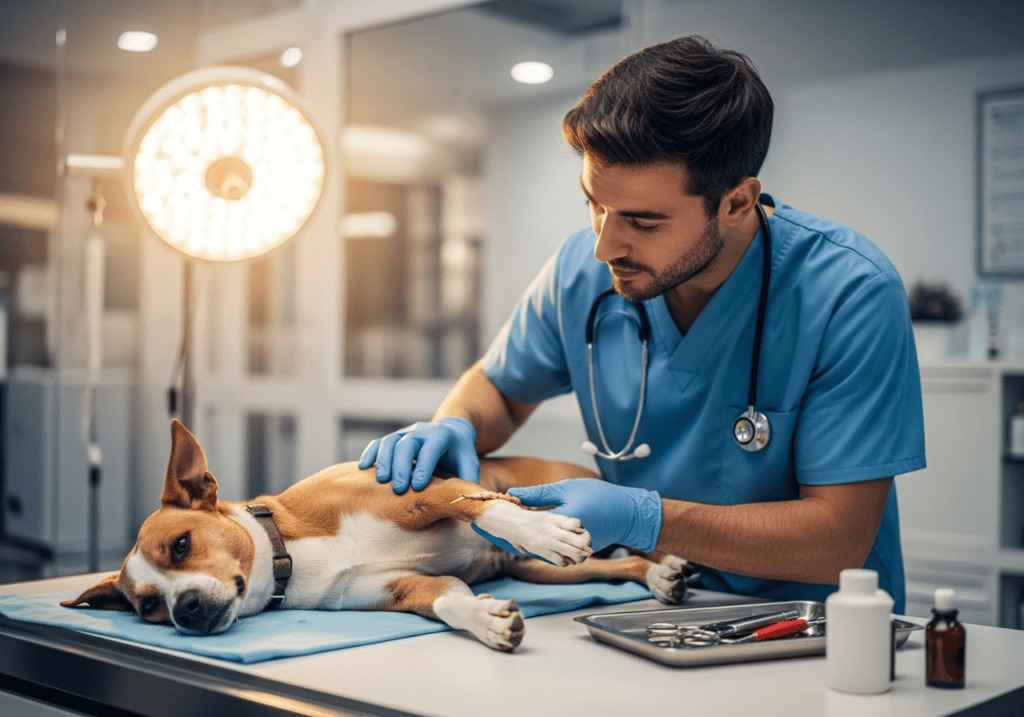 Veterinary Clinic image illustrating Embedded Objects in Dogs: A Rising Concern in Emergency Care