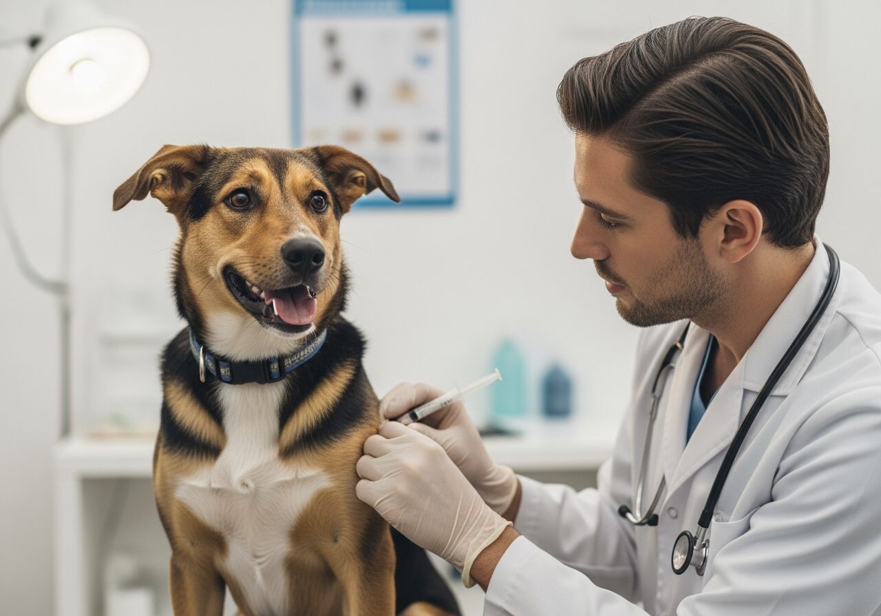 Relief veterinarian covering an emergency hospital shift