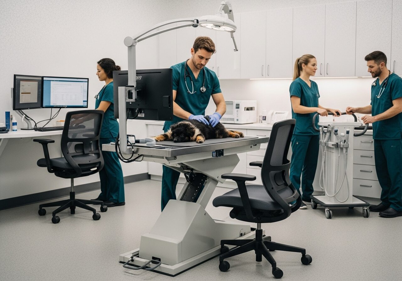 Veterinary Clinic image illustrating Enhancing Veterinary Staffing Through Ergonomic Practices