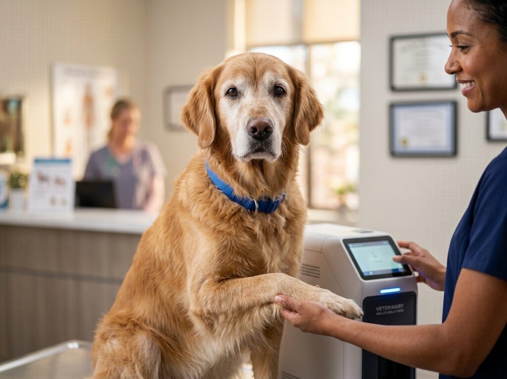 Veterinary Clinic image illustrating The Quest for the Forever Dog: Innovations in Canine Health